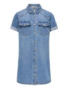 Koglisa S/S Dnm Dress Gua Blue Kids Only