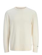 Jornorrebro Light Knit Crew Neck Jnr Cream Jack & J S