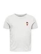 Kmgvega Life Ss Reg Emb Tee Box Jrs Noos Cream Kids Only