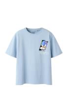 Nkmfitus Sonic Ss Nreg Top Box Sky Blue Name It