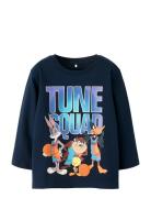 Nmmflin Spacejam Ls Nreg Top Box Wab Navy Name It