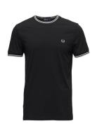 Twin Tipped T-Shirt Black Fred Perry