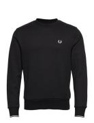 Crew Neck Sweatshirt Black Fred Perry
