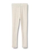 Wool Leggings Agi Cream Wheat