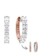 Two-Sided Earrings Gold Marmara Sterling