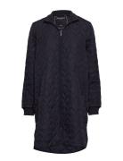 Padded Quilt Coat Blue Ilse Jacobsen