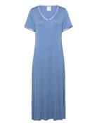 Jacqueline Shortsleeved Long Dress Blue CCDK Copenhagen