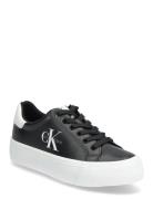 Vulc Flatform Laceup Low Lth Black Calvin Klein