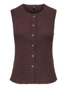 Onlilse S/L Structure Vest Jrs Noos Burgundy ONLY
