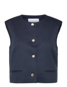 Vitilda S/L Vest Navy Vila