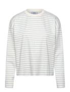Msdenisa Striped Long Sleeve T-Shir Blue Minus