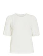 Vifall O-Neck 2/4 Top - Noos White Vila