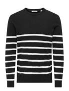 Onsalex Reg 12 Crew Knit Noos Black ONLY & SONS