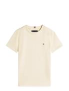 Essential Cotton Reg Tee S/S Beige Tommy Hilfiger