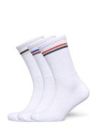Jacboston Tennis Socks 3 Pack Jnr White Jack & J S