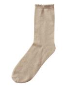 Nkfglitter Sock Noos Beige Name It