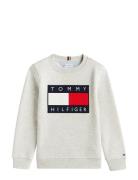 Heritage Flag Sweatshirt Grey Tommy Hilfiger