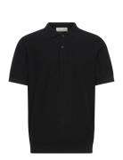 Cfedward Relaxed Polo Knit Black Casual Friday