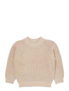 Knitted Classic Rib Blouse Beige Copenhagen Colors