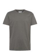Mouliné O-Neck Tee S/Smouliné O-Neck Tee S/S Grey Lindbergh