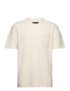 Calton Structured Tee Cream Clean Cut Copenhagen