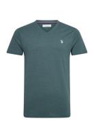 Uspa T-Shirt V-Neck Cem Men Blue U.S. Polo Assn.
