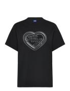 Vintage Tee_B_8 Black HUGO BLUE