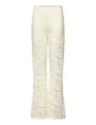 Rkdelicia Lace Mw Lace Trousers Cream Rosemunde Kids