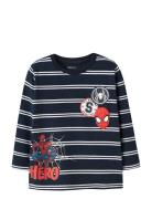 Nmmfreman Spider Ls Nreg Top Mar Navy Name It