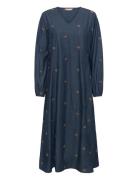 Cufilipa Michelle Long Dress Navy Culture