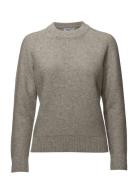 Turtleneck Over D Slits Beige Davida Cashmere
