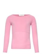 Viscose Long Sleeve Off Shoulder To Pink Rosemunde Kids