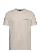 Embroidered T-Shirt Beige Lyle & Scott