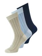 Jacdiamond Structure Socks 3 Pack Sn Beige Jack & J S