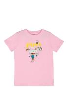 Pippi Logo T-Shirt Pink Martinex