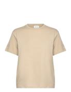 Basic O-Neck Tee S/S Cream Enkel Studio
