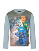 Lwtaffy 608 - T-Shirt L/S. Blue LEGO Kidswear