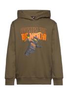 Lwsaku 701 -Hooded Sweatshirt Khaki LEGO Kidswear