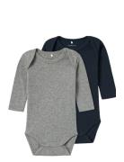 Nbnbody 2P Ls Dark Sapphire Noos Patterned Name It