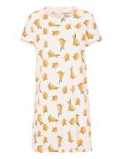 Nightdress Long Sl Orange Damella Of Sweden