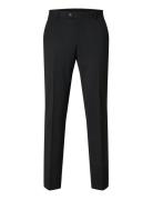 Slmslim-Theo Wool Blend Trs Flex Noos Black Selected