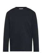 Basic O-Neck Tee L/S Blue Enkel Studio