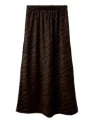 Nlfsatleo Long Skirt Brown LMTD