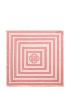 Stripe Print Silk Scarf Pink GANT
