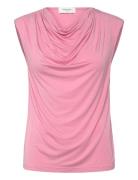 Rwbiarritz Ss Waterfall T-Shirt Pink Rosemunde