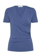 Rwbiarritz Ss T-Shirt Blue Rosemunde