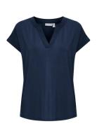 Frliv Tee 1 Navy Fransa