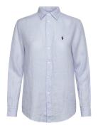 Classic Fit Linen Shirt Blue Polo Ralph Lauren