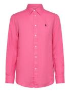 Classic Fit Linen Shirt Pink Polo Ralph Lauren