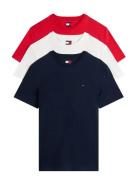 Tjm Xslim 3 Pack Tee Ext Red Tommy Jeans